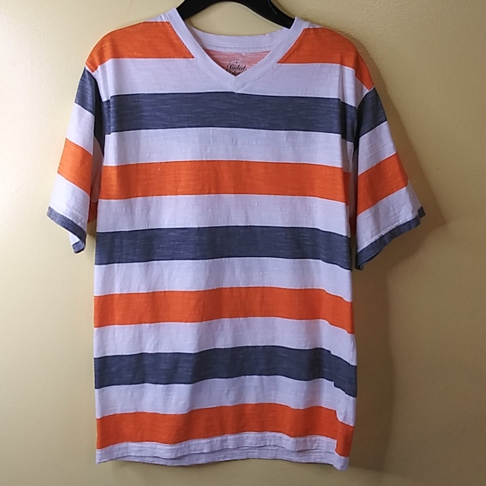 Faded Glory Boy's Orange Grey Short Size XL